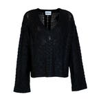 Frogbox • zwarte wollen kabeltrui • 38, Kleding | Dames, Maat 38/40 (M), Verzenden, Zwart, Nieuw