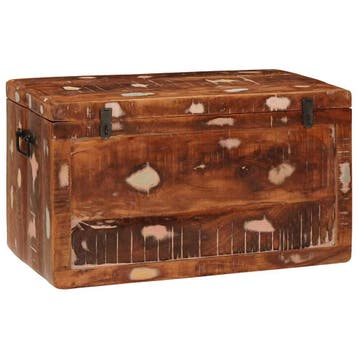 vidaXL Opbergbox met opslag met de deur Bruin Massief Mango, Huis en Inrichting, Woonaccessoires | Kisten, Verzenden, Nieuw