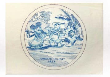Mickey Mouse : RARE Originele lay-outkunst voor, Nieuw