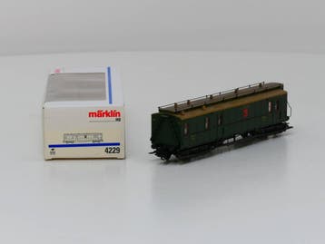 Schaal H0 Märklin 4229 postrijtuig Württemberg post #2944, Gebruikt, Overige typen, Ophalen of Verzenden, Analoog