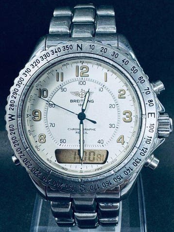 Breitling - Chronographe Reveil - A51035 - Heren - 1990-1999, Nieuw