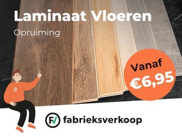 Goedkoop Laminaat | Direct Meenemen | Vanaf €6,95 p/m², Ophalen, Multi Keuze, 75 m² of meer, Nieuw