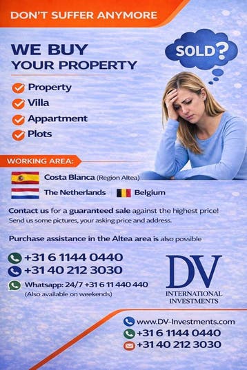 Vandaag uw woonhuis in Spanje verkopen?!, Diensten en Vakmensen