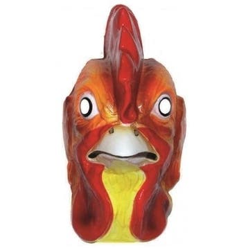 Plastic hanen/kippen dieren masker voor volwassenen - Dier.., Verzenden, Nieuw