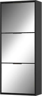 Schoenenkast - Schoenenrek - 121,5x50x23 cm - Zwart - UEV, Verzenden, Zo goed als nieuw