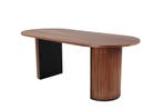 Eettafel - Rika - 90x200 cm - Walnoot - Jörn, Huis en Inrichting, Tafels | Eettafels, Verzenden, Nieuw