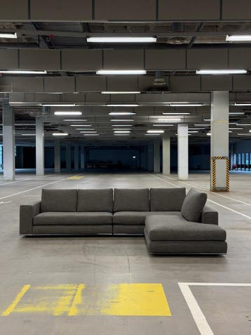 Minotti Hamilton Hoekbank | Bruin | NIEUWSTAAT + GARANTIE, 300 cm of meer, Ophalen of Verzenden, Zo goed als nieuw, Bank Hoekbank Bankstel Bankje Loungebank Banken Chaise Lounge 