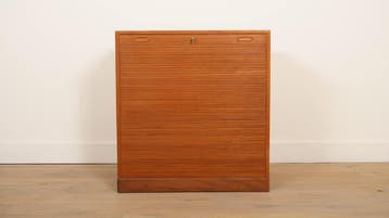 Vintage archiefkast | Kantoorkast | Roldeur | Lades, Ophalen of Verzenden, Nieuw
