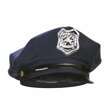 Verkleed Politiepet voor volwassenen - Politiepetten, Hobby en Vrije tijd, Feestartikelen, Ophalen of Verzenden, Nieuw