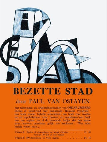 9789024437399 Bezette stad Paul van Ostaijen, Boeken, Verzenden, Nieuw, Paul van Ostaijen