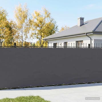 vidaXL Balkon Privacy Scherm 200 x 400 cm Stof met, Verzenden, Nieuw