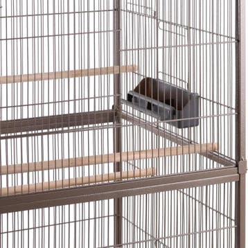 Volière Flamingo Sumba Taupe – Binnenvolière voor Parkie, Verzenden, Nieuw, Metaal, Overige typen