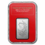 RAM- Year of the Rabbit -1/2 oz muntbaar 2023, Verzenden, Losse munt, Zilver