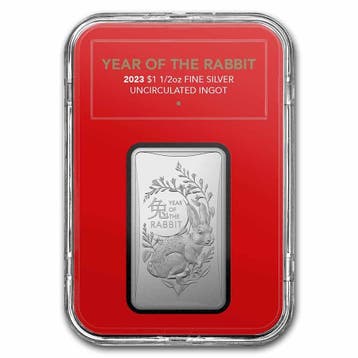 RAM- Year of the Rabbit -1/2 oz muntbaar 2023, Verzenden, Losse munt, Zilver