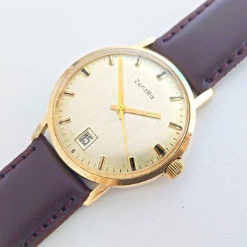 ZentRa - mens gold plated Germany - Zonder minimumprijs -, Nieuw