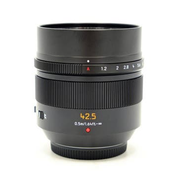 Panasonic 42.5mm F1.2 Power OIS Leica DG Nocticron Asph, Zonnekap, Micro Four Thirds, Nieuw, Panasonic
