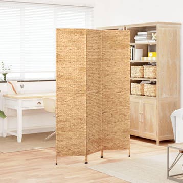 vidaXL Kamerscherm met 3 panelen 122x180 cm waterhyacint, Verzenden, Nieuw