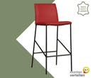 Leren barkruk Favor hoog - Toledo Ducati (rood) - Poten, Huis en Inrichting, Barkrukken, Nieuw, Leer, Ophalen of Verzenden, 90 cm of meer