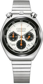 Citizen AN3660-81A Tsuno Bullhead Challenge Timer horloge 38, Staal, Verzenden, Nieuw, Polshorloge