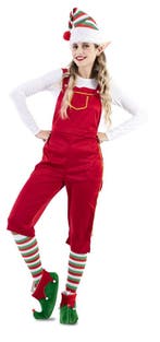 Elfen Jumpsuit Vrouw Rood, Ophalen of Verzenden, Nieuw