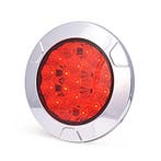 LED Achterlicht Rond 140mm 12/24v Stop en Achterli, Auto-onderdelen, Vrachtwagen-onderdelen, Ophalen of Verzenden, Nieuw