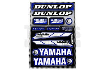Stickerset sponsor Yamaha / Dunlop 11-delig, Ophalen of Verzenden, Nieuw, Yamaha
