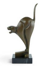 Chris van der Hoef (1875-1933) - after - sculptuur, Hissing
