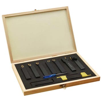vidaXL 12-delige Draaigereedschapsset indexeerbaar 100 mm, Verzenden, Nieuw