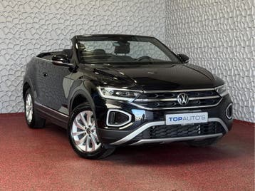 Zakelijke Lease |  Volkswagen T-Roc Cabrio TSI VIR.COCKPIT C, Stof, Gebruikt, Zwart, Cabriolet