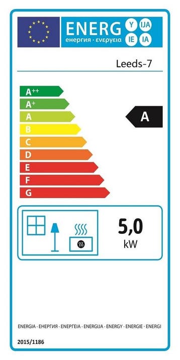 Ecodesign Houtkachel Leeds-7, Nieuw