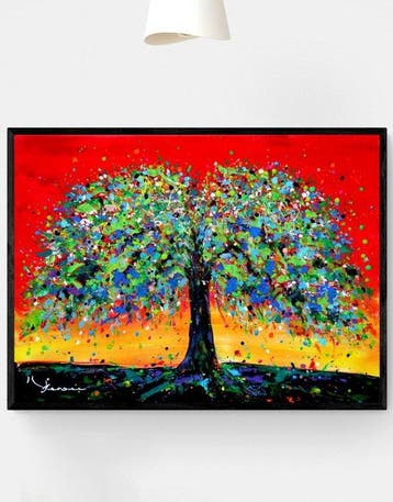 Kspersee - Tree at dawn