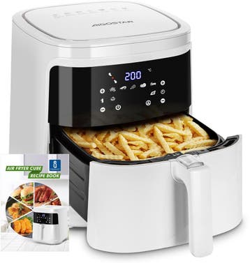 Airfryer XXL - heteluchtfriteuse - 7L - 1900W - Wit •, Verzenden, Zo goed als nieuw