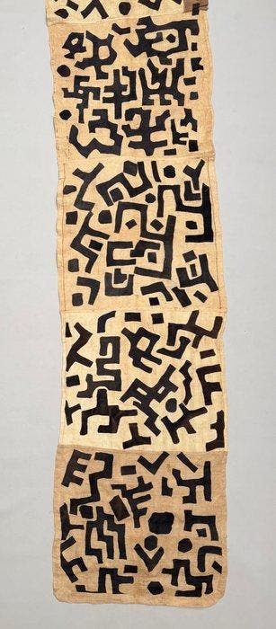 Textiel 310cm. - Kuba - DR Congo (Zonder minimumprijs)