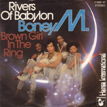 Boney M. - Rivers Of Babylon / Brown Girl In The Ring, Ophalen of Verzenden, Gebruikt