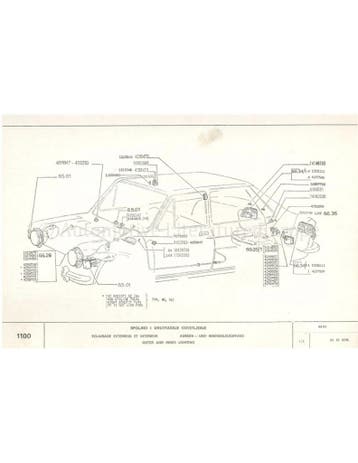 1976 ZASTAVA 1100 ONDERDELENCATALOGUS