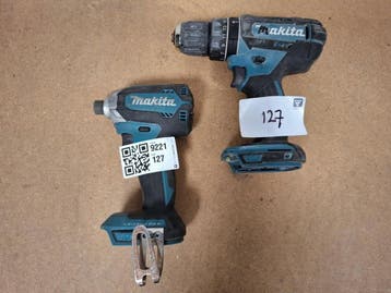 Accu boormachine met slagschroevendraaier Makita, DHP482, Nieuw