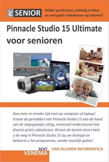 Pinnacle Studio 15 Ultimate / PCSenior - Bert Venema, Verzenden, Zo goed als nieuw, Bert Venema