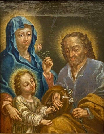 Italiaanse school (XVIII) - Sacra famiglia