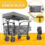 TRESKO® Bolderkar - Opvouwbaar - Bolderwagen - Grijs, Verzenden, Zo goed als nieuw