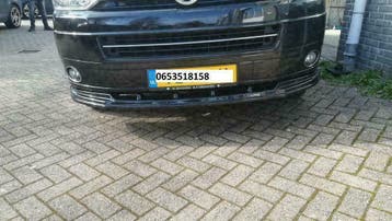 Onderlip Voorspoiler frontlip T6 Caddy Custom Expert  Vivaro, Auto diversen, Tuning en Styling, Ophalen of Verzenden