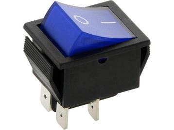 Schakelaar - blauw - 12 volt - 20A - verlicht, Hobby en Vrije tijd, Elektronica-componenten, Ophalen of Verzenden, Nieuw