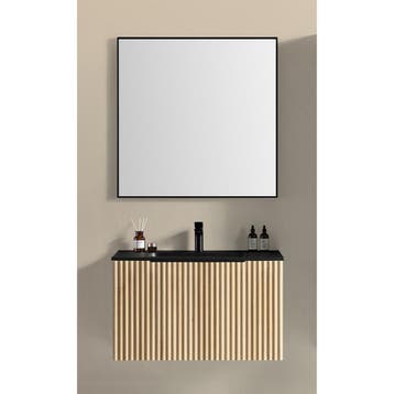 Xellanz Ribbella Badmeubel Compleet - 100cm - Naturel, Ophalen of Verzenden, Nieuw