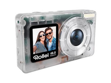 Rollei -  Compactline Pocket Transparent Clear Compactcamera, Audio, Tv en Foto, Verzenden, Nieuw, Overige Merken