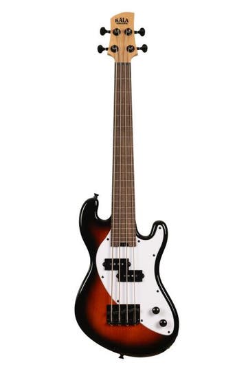 Kala Solid Body 4-String Tobacco Burst Fretless U-BASS, Verzenden, Nieuw