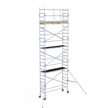 ALX rolsteiger 75 x 8,2 WH met voorloopleuning, Doe-het-zelf en Verbouw, Steigers, Verzenden, Nieuw, Rolsteiger of Kamersteiger
