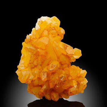 Prachtige Golden Healer oranje kwarts Kristalcluster -