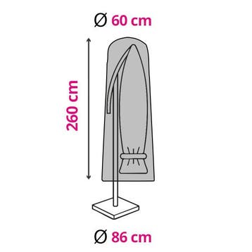 Zweefparasolhoes | Perel | 260 x Ø 60/86 cm, Tuin en Terras, Tuinmeubel-accessoires, Verzenden, Nieuw