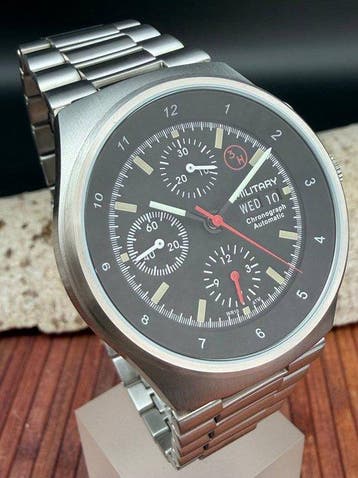 Military - Automatic Chronograph - Zonder minimumprijs -, Sieraden, Tassen en Uiterlijk, Horloges | Heren, Nieuw