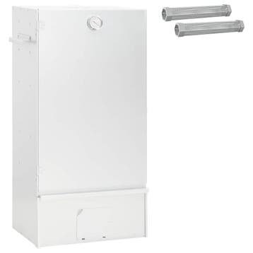 vidaXL Rookoven 3 st 44,5 x 29 x 83 cm Verzinkt staal zilver, Tuin en Terras, Verzenden, Nieuw
