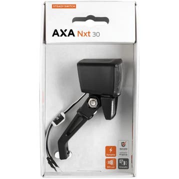 AXA Koplamp voor naafdynamo - 30 lux - Steady functie - C..., Fietsen en Brommers, Ophalen of Verzenden, Nieuw